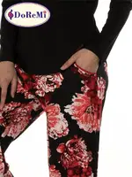 Çiçek Desenli DoReMi Pijama Takımı Siyah görsel 6