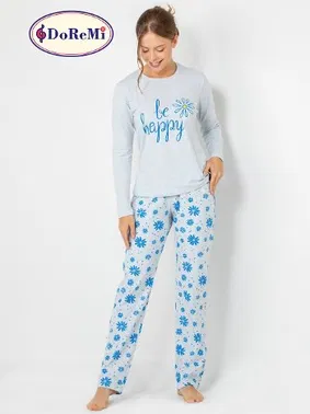 DOREMI Be Happy Kadın Pijama Takımı Doremi - Alternatif Görünüm