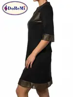 Doremi Black Gold Bayan Penye Gecelik Siyah farklı açı