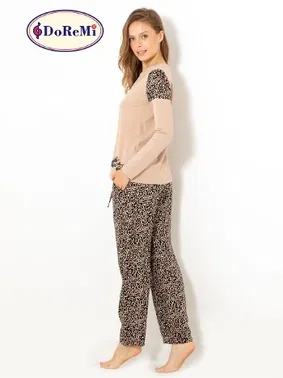 DOREMI DoReMi Classical Desing Bayan Pijama Takımı - Alternatif Görünüm