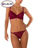 DoReMi Dantelli Fantezi Sütyen Takım Fuşya görsel 7