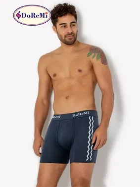 DOREMI DoReMi Lacivert Çizgili Erkek Boxer