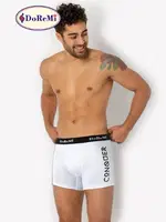 Conquar DoReMi Erkek Boxer Beyaz Beyaz