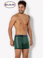 DoReMi Çizgili Yeşil Erkek Boxer Yeşil