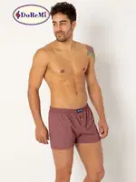 Bordo Erkek Boxer Poplin Bordo farklı açı