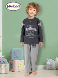 DOREMI Füme Erkek Çocuk Pijama Takımı DoReMi 002-000704