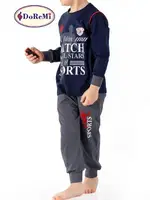 DoReMi Erkek Çocuk Pijama Takımı Sports Lacivert farklı açı