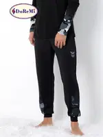 Cepli Erkek Homewear Erkek Pijama Takımı DoReMi Siyah görsel 8