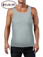 DoReMi Erkek Penye Atlet Gri Melanj farklı açı