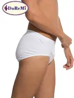 DoReMi Erkek Penye Slip Külot Beyaz farklı açı