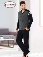 DoReMi Erkek Pijama Takımı Antrasit Melanj