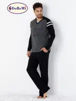 DoReMi Erkek Pijama Takımı Antrasit Melanj görsel 9