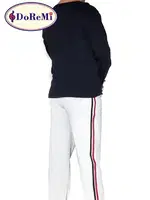 Doremi Lacivert Beyaz Erkek Pijama Takımı Lacivert görsel 5