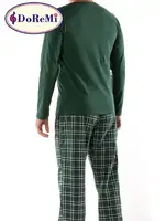 Bisiklet Yaka DoReMi Erkek Pijama Takımı farklı açı