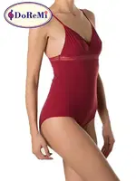 Bordo Fantezi Body Doremi 002-000459 Bordo farklı açı