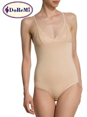 DOREMI DoReMi İnce Askılı Dantelli Body - Alternatif Görünüm
