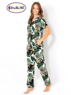 DOREMI DoReMi Ivied Kısa Kollu Bayan Pijama Takımı