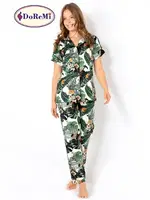 DoReMi Ivied Kısa Kollu Bayan Pijama Takımı Desenli farklı açı