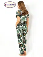 DoReMi Ivied Kısa Kollu Bayan Pijama Takımı Desenli görsel 5