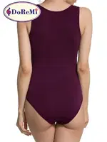 DoReMi Kalın Askılı Modal Çıtçıtlı Body Mor görsel 4