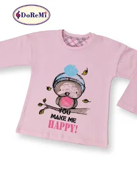DOREMI Winter Bird DoReMi Kız Çocuk Pijama Takımı - Alternatif Görünüm