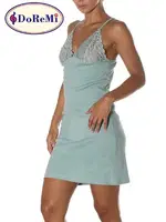 DoReMi Orientalis Pamuk Gecelik Yeşil farklı açı