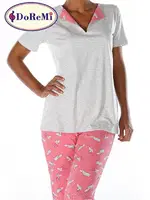 Doremi Pluto Pijama Takımı Gri Melanj farklı açı