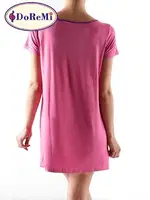 Doremi Pure Floral Gecelik Fuşya görsel 7