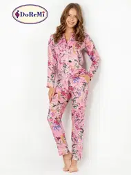 DOREMI DoReMi Rosy Uzun Kollu Bayan Pijama Takımı