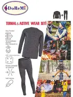 DoReMi Seamless Çocuk Pijama Takımı Gri görsel 6