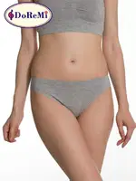 DoReMi Gri Seamless Modal Dantelli Slip Külot Gri Melanj detay görünüm