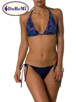 DoReMi Sharon Bikini Floral Lacivert detay görünüm