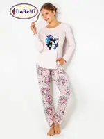 DoReMi Soft Style Bayan Pijama Takımı Toz Pembe detay görünüm