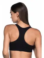 Emay Dekolte Toparlayıcı Pedli Dikişsiz Sütyen 4025 Siyah farklı açı