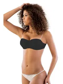 Emay Emay Sırtı Şeffaf Straplez Destekli Sütyen 702