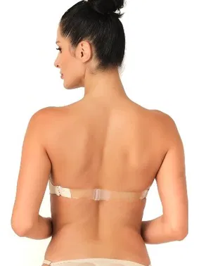 Emay Emay Sırtı Şeffaf Straplez Desteksiz Sütyen 701 - Alternatif Görünüm