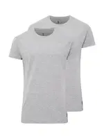 Erkek Yuvarlak Yaka Kısa Kol Atlet 2 Li US. POLO ASSN. 80197 Gri farklı açı