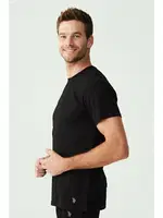 Erkek Yuvarlak Yaka Kısa Kol Atlet 2 Li US. POLO ASSN. 80197 Siyah görsel 10