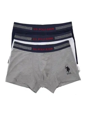 Us. POLO Assn. Erkek  Boxer 3 Lü  US. POLO ASSN. 80155 - Alternatif Görünüm