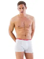 Erkek Boxer Emay 6950 Beyaz detay görünüm