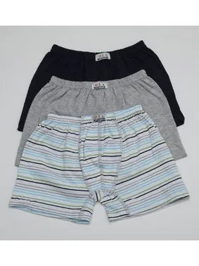 Öztaş Erkek çocuk Penye 3 lü Boxer 3105-F Öztaş