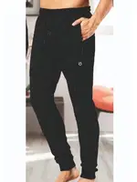 Erkek Eşofman Altı Kamuflaj Desenli Lastik Paça 1507-A Öztaş Siyah detay görünüm