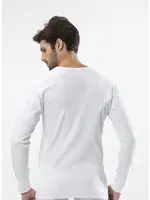 Erkek İnterlok Uzun Kollu Fanila Türen 116/BEYAZ Beyaz farklı açı