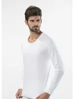 Erkek İnterlok Uzun Kollu Fanila Türen 116/BEYAZ Beyaz görsel 5