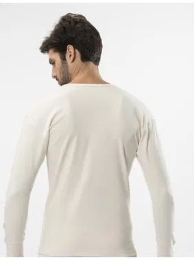 Türen Erkek İnterlok Uzun Kollu Fanila Türen 116/KREM - Alternatif Görünüm