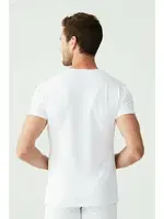 Erkek Kısa Kol V Yaka Atlet 2 Li US. POLO ASSN. 80194 Beyaz görsel 4