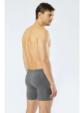 Cacharel Erkek Likralı Uzun Boxer Bel Bantlı Cacharel 1336/ANTRASİT - Alternatif Görünüm