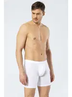 Erkek Likralı Uzun Boxer Bel Bantlı Cacharel 1336/BEYAZ Beyaz farklı açı
