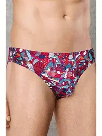 Doreanse Erkek Modal Çok Renkli Baskılı Külot Slip Doreanse 1243