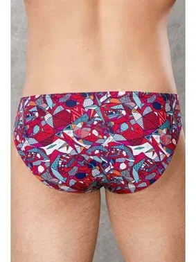 Doreanse Erkek Modal Çok Renkli Baskılı Külot Slip Doreanse 1243 - Alternatif Görünüm